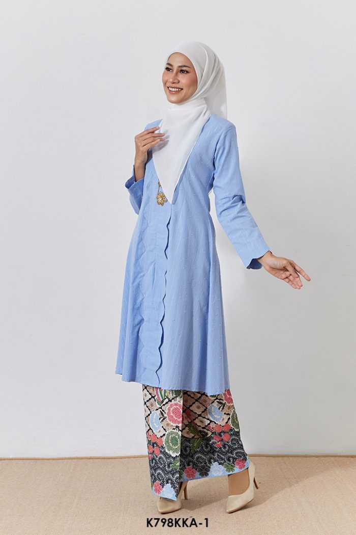 Kebarung Anggerik in Dark Periwinkle (K798KKA-1)