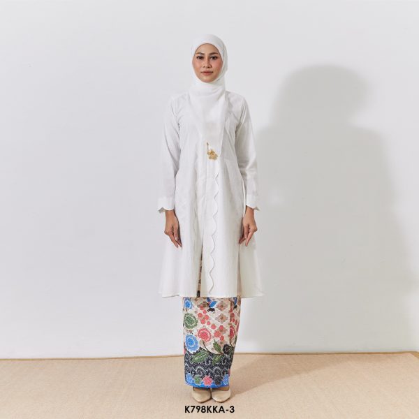 Kebarung Anggerik in White (K798KKA-3)