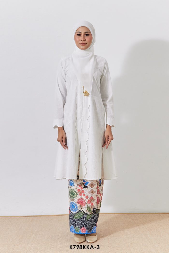 Kebarung Anggerik in White (K798KKA-3)
