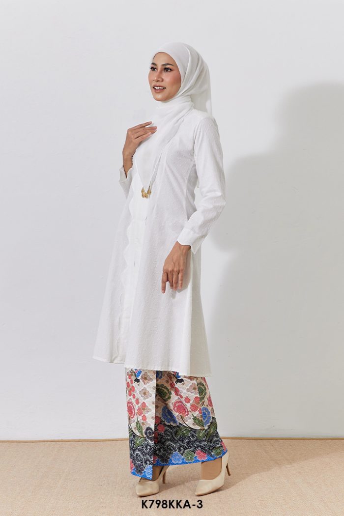 Kebarung Anggerik in White (K798KKA-3)