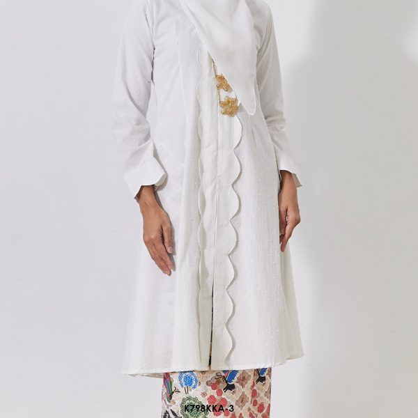 Kebarung Anggerik in White (K798KKA-3) - Image 4