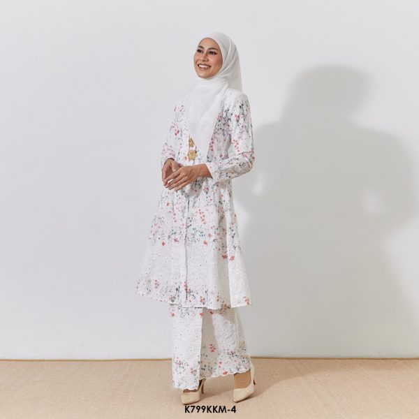 Kebarung Kalthom Sulam in White (K799KKM-4) - Image 2