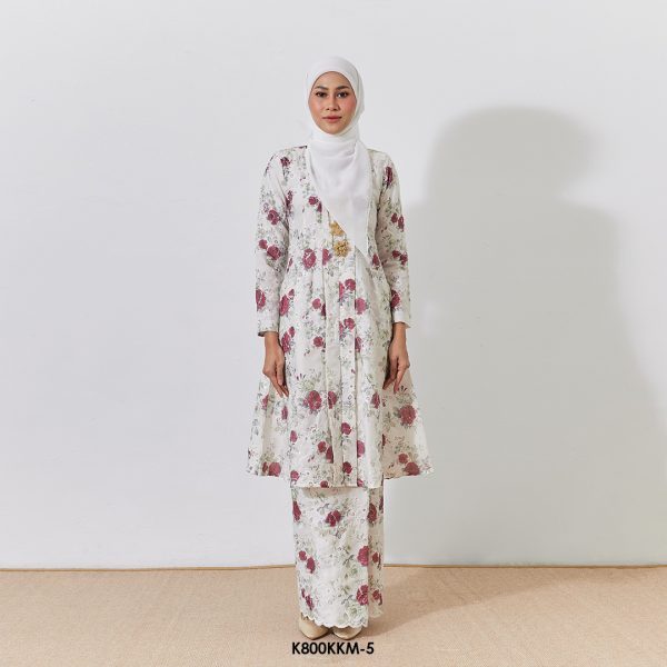 Kebarung Kalthom Sulam in Shell White (K800KKM-5)