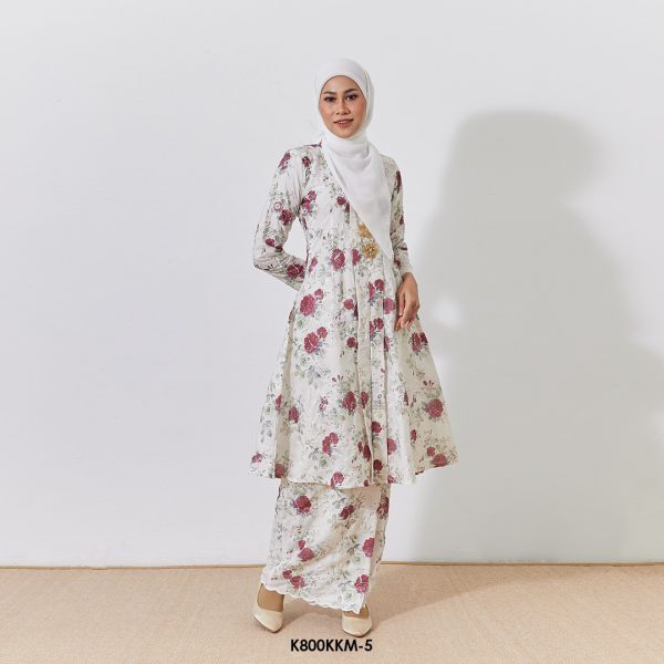 Kebarung Kalthom Sulam in Shell White (K800KKM-5) - Image 2