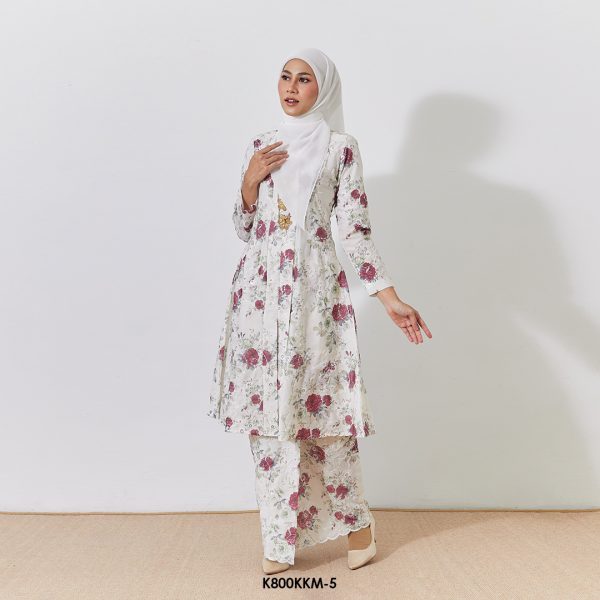 Kebarung Kalthom Sulam in Shell White (K800KKM-5) - Image 4