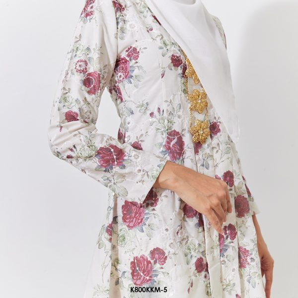 Kebarung Kalthom Sulam in Shell White (K800KKM-5) - Image 3
