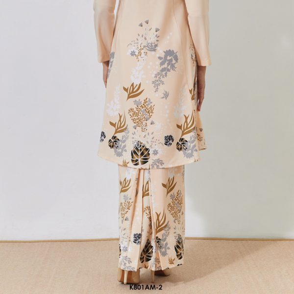 Ameera Kurung in Cream (K801AM-2) - Image 3