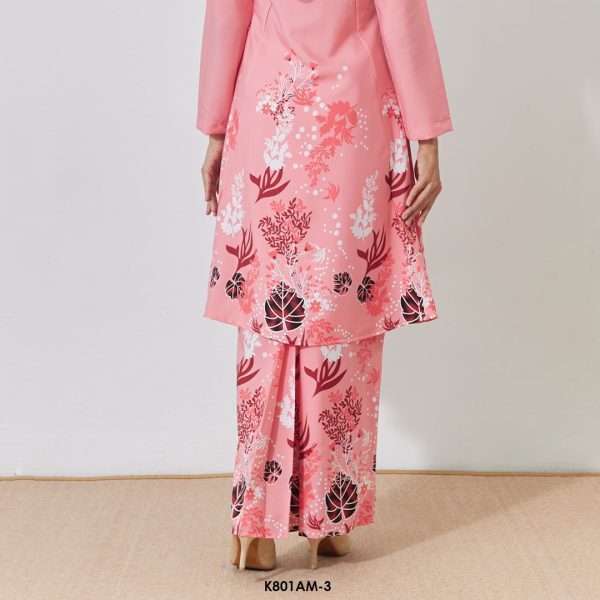 Ameera Kurung in Flamingo (K801AM-3) - Image 3