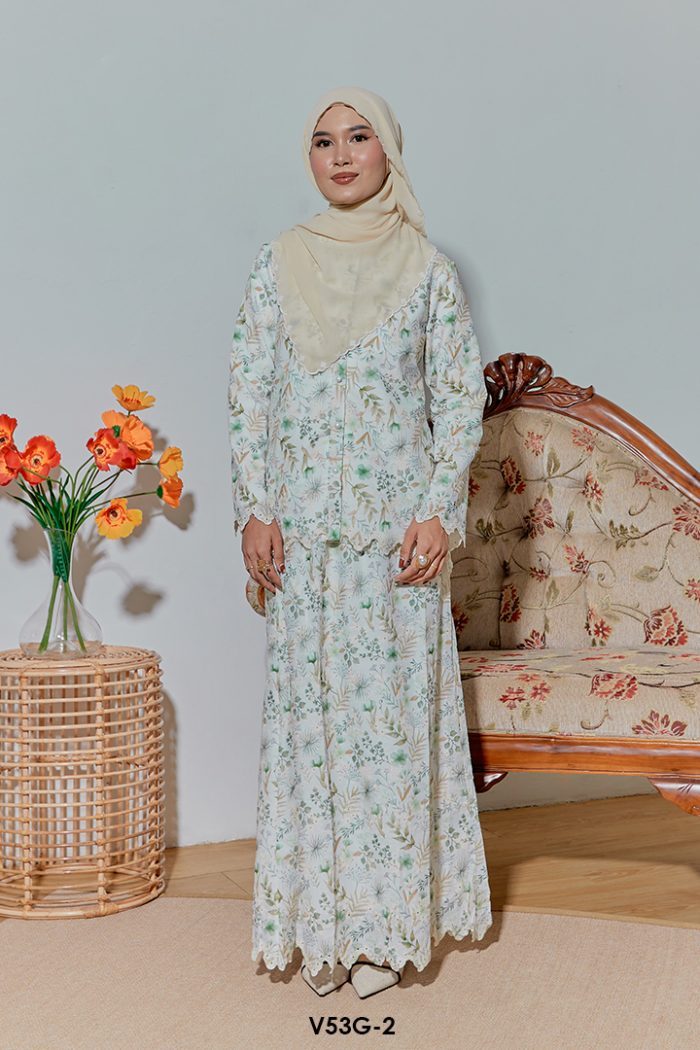 Rayka Set Eksklusif in Green (V53G-2)