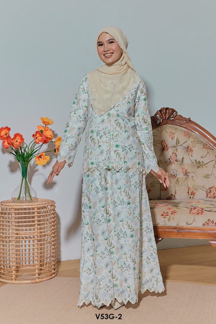 Rayka Set Eksklusif in Green (V53G-2)