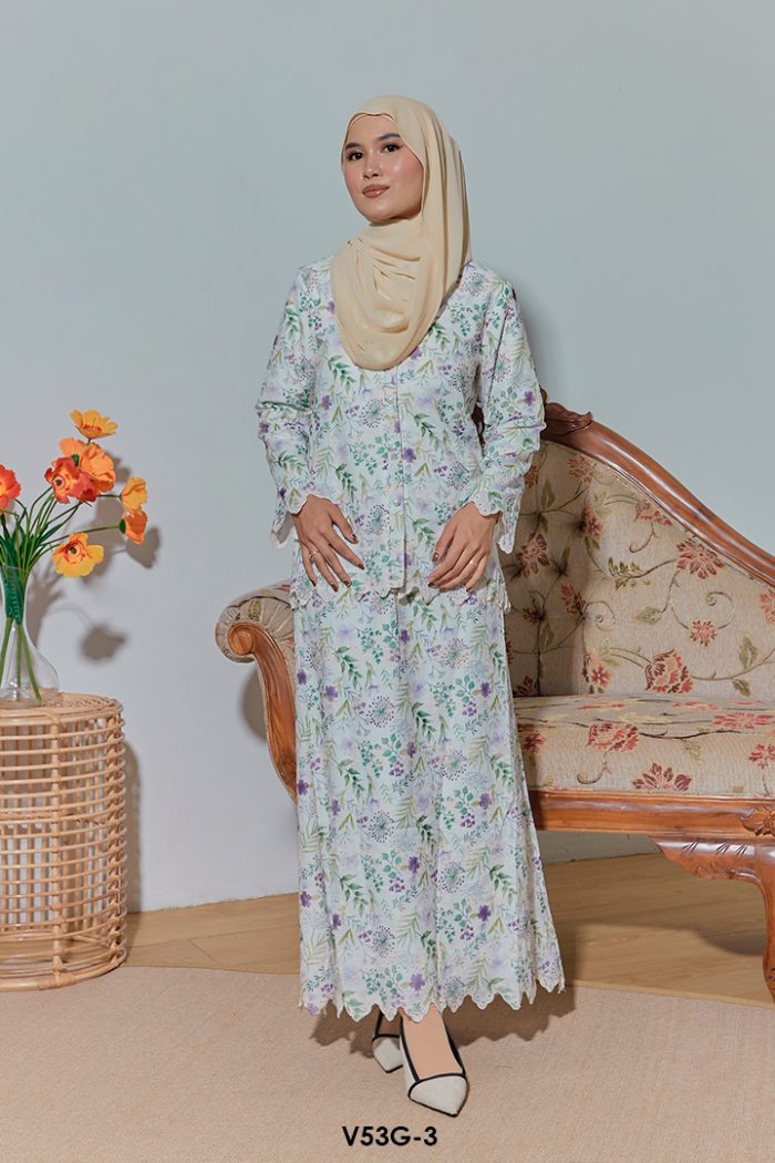Rayka Set Eksklusif in Purple (V53G-3)