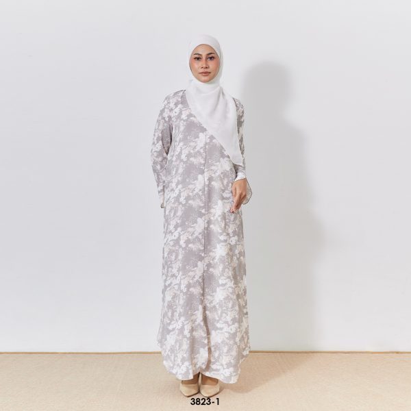 Meilin Kaftan in Warm Grey (3823MK-1)