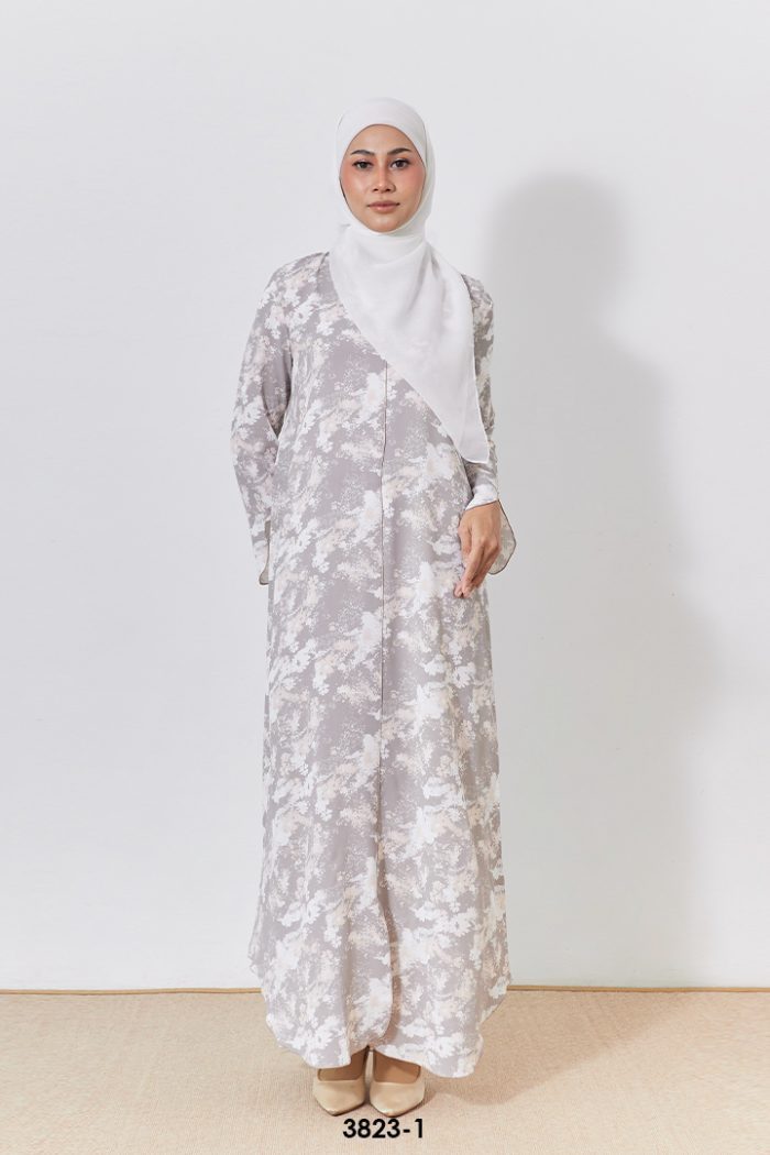 Meilin Kaftan in Warm Grey (3823MK-1)