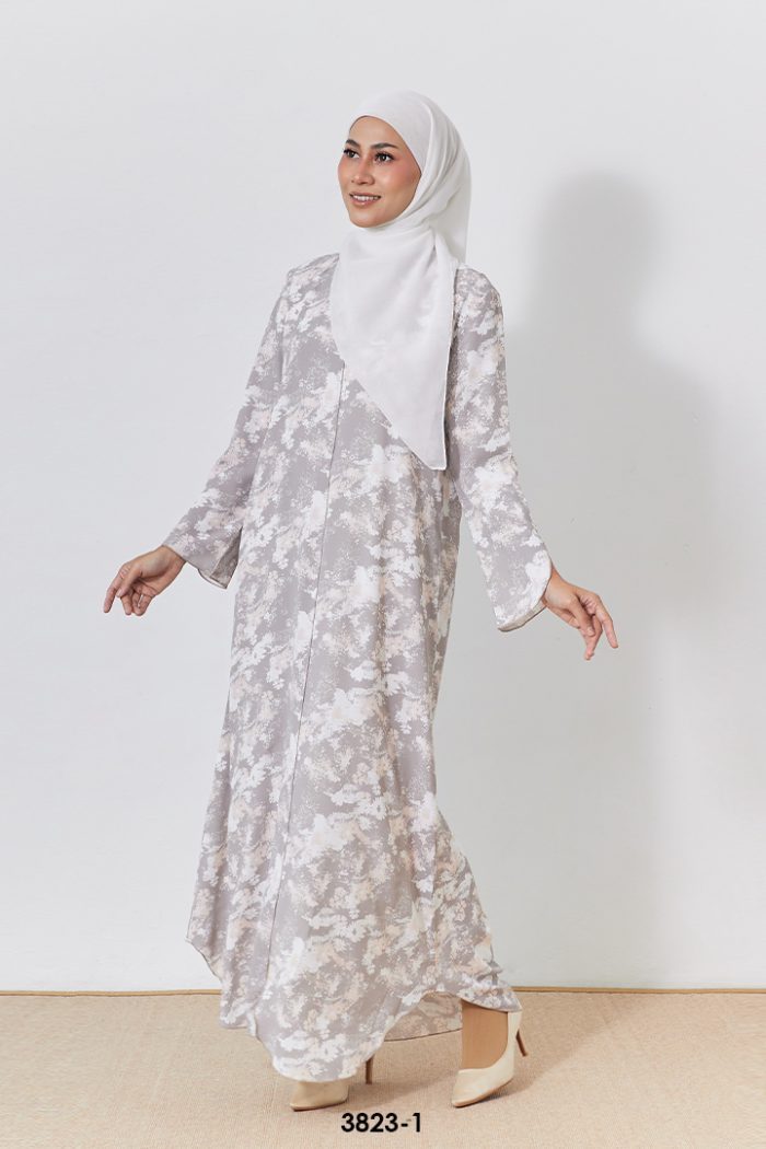 Meilin Kaftan in Warm Grey (3823MK-1)