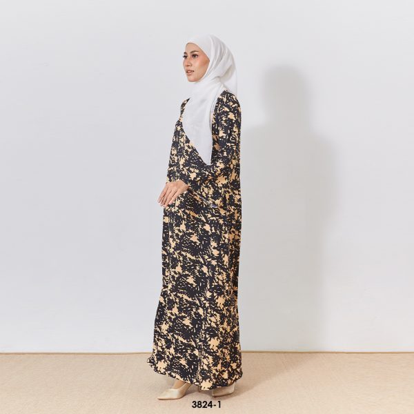 Eryna Kaftan in Black Orange (3824EK-1) - Image 2