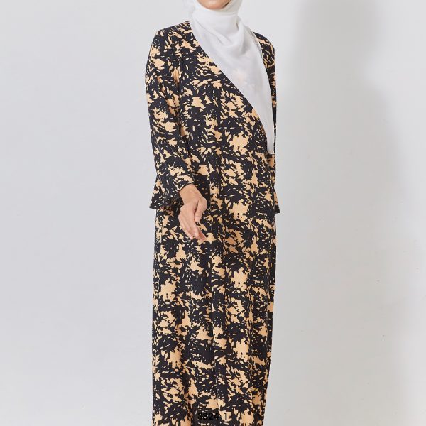 Eryna Kaftan in Black Orange (3824EK-1) - Image 3