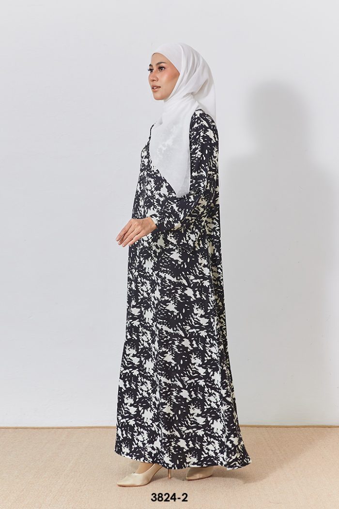 Eryna Kaftan in Black White (3824EK-2)