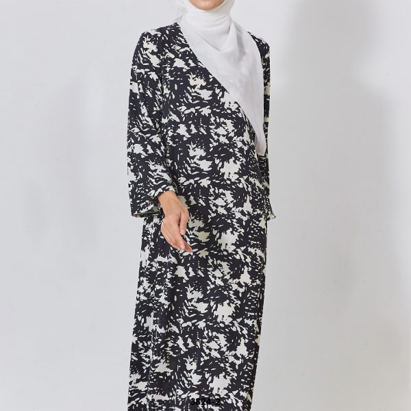 Eryna Kaftan in Black White (3824EK-2) - Image 3