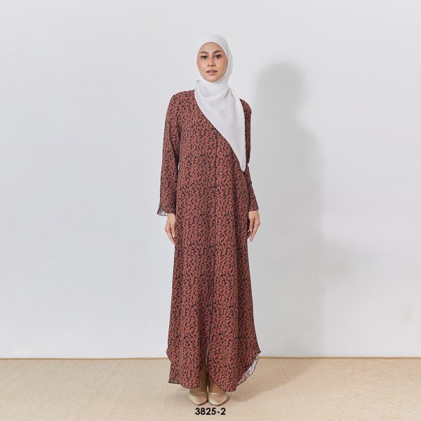Meilin Kaftan in Chocolate (3825MK-2)