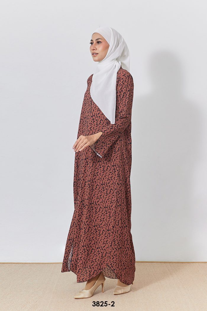 Meilin Kaftan in Chocolate (3825MK-2)