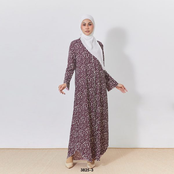 Meilin Kaftan in Burgundy (3825MK-3)