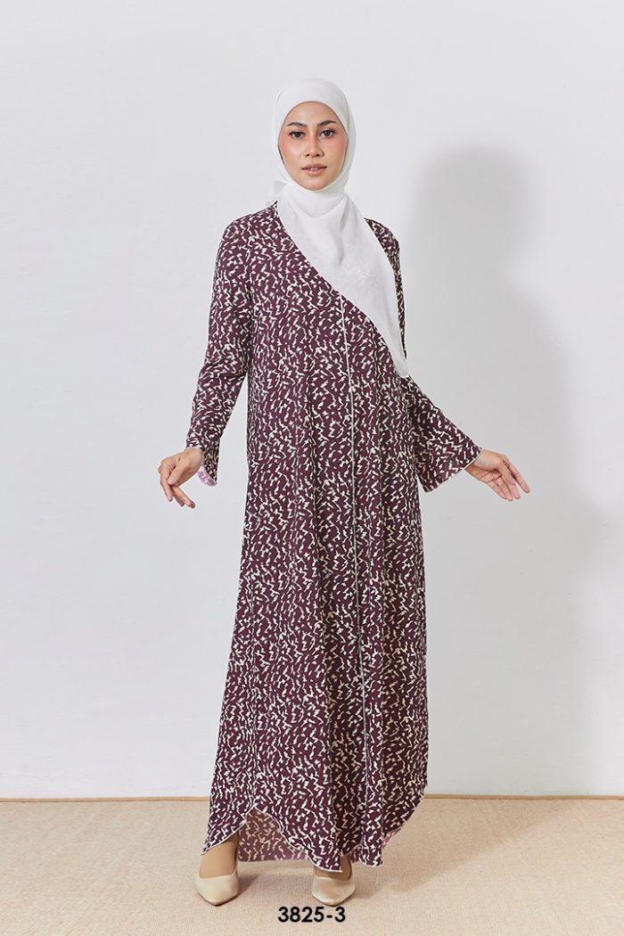 Meilin Kaftan in Burgundy (3825MK-3)