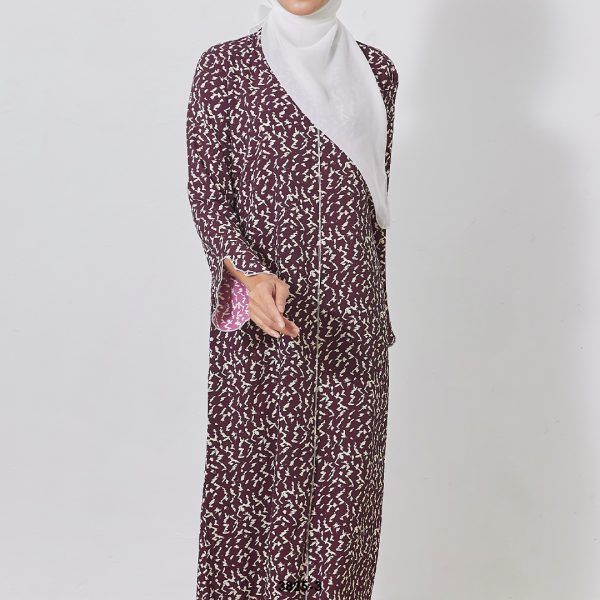 Meilin Kaftan in Burgundy (3825MK-3) - Image 3
