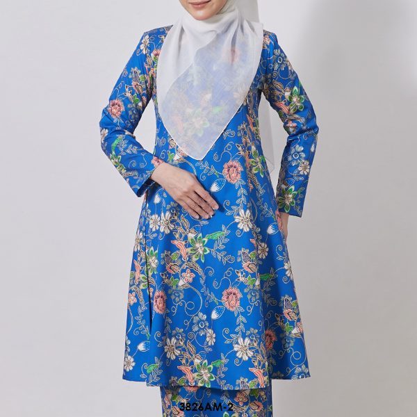 Ameera Kurung in Blue (3826AM-2) - Image 4