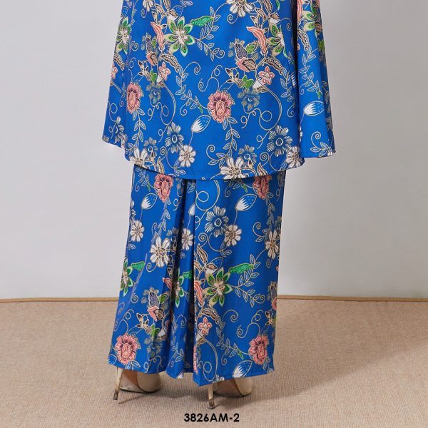 Ameera Kurung in Blue (3826AM-2) - Image 3
