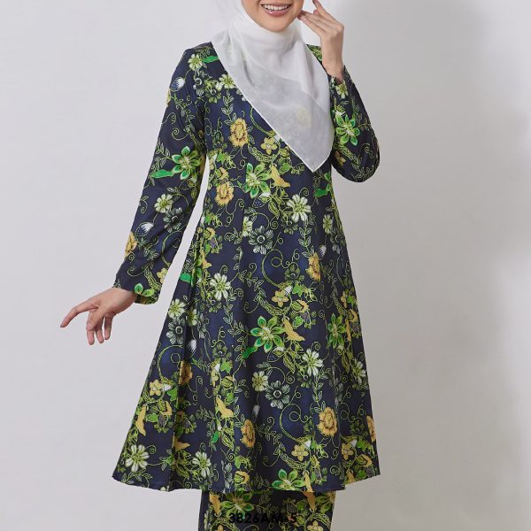 Ameera Kurung in Black (3826AM-5) - Image 4