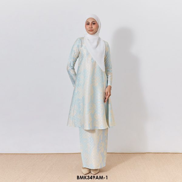 Ameera Kurung Batik Mia in Light Blue (BMK349AM-1)