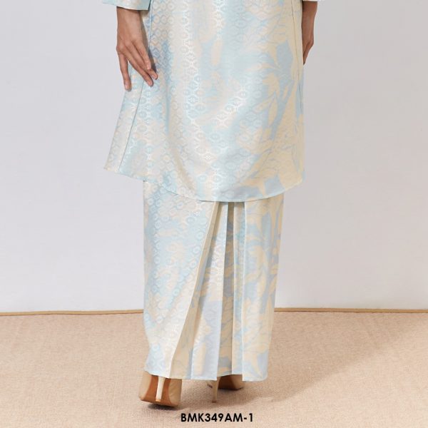 Ameera Kurung Batik Mia in Light Blue (BMK349AM-1) - Image 3