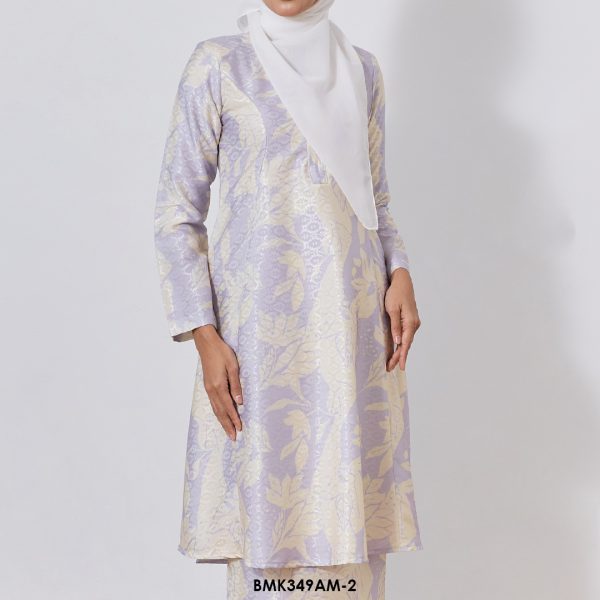 Ameera Kurung Batik Mia in Light Purple (BMK349AM-2) - Image 4