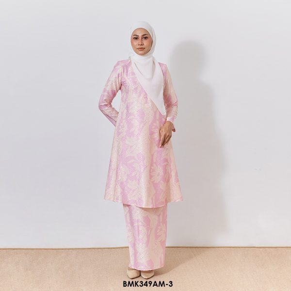 Ameera Kurung Batik Mia in Bubblegum (BMK349AM-3)