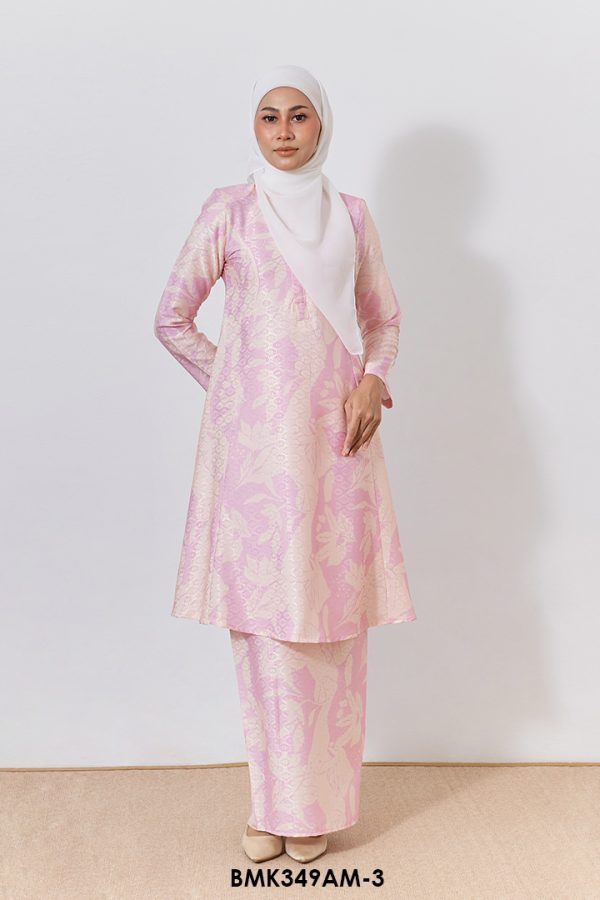 Ameera Kurung Batik Mia in Bubblegum (BMK349AM-3)