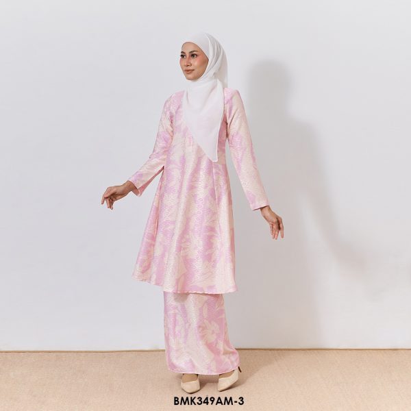 Ameera Kurung Batik Mia in Bubblegum (BMK349AM-3) - Image 2