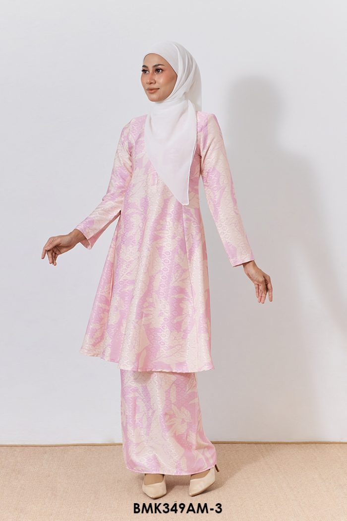 Ameera Kurung Batik Mia in Bubblegum (BMK349AM-3)