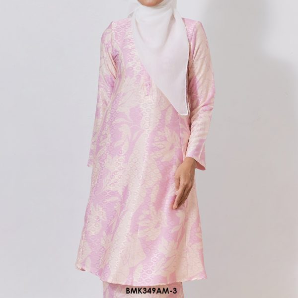 Ameera Kurung Batik Mia in Bubblegum (BMK349AM-3) - Image 4