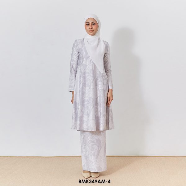 Ameera Kurung Batik Mia in Grey (BMK349AM-4)