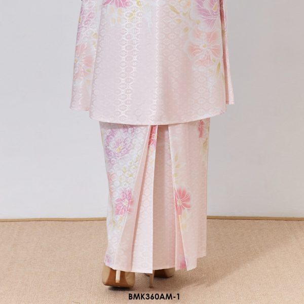Ameera Kurung Batik Mia in Peach (BMK360AM-1) - Image 3