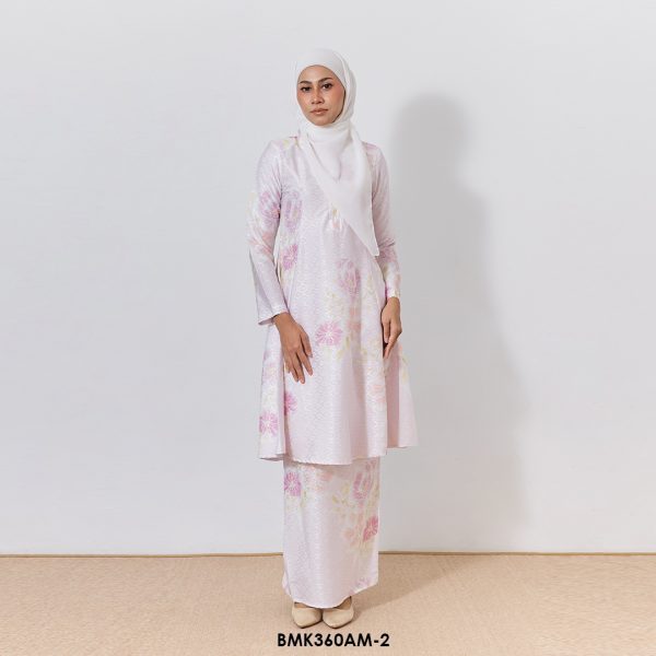 Ameera Kurung Batik Mia in Blush Pink (BMK360AM-2)