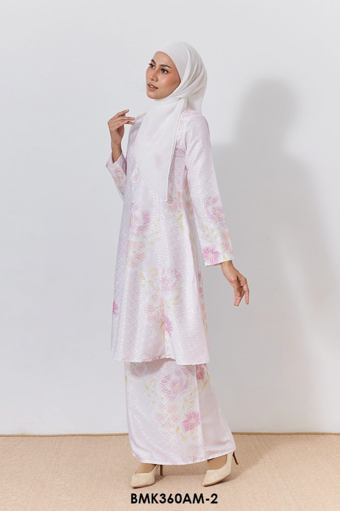 Ameera Kurung Batik Mia in Blush Pink (BMK360AM-2)