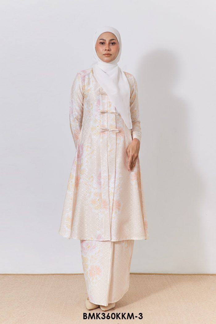 Kebarung Batiq Mia 3.0 Ribbon in Light Orange (BMK360KKM-3)