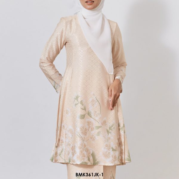 Juliana Kurung Batiq Mia in Soft Yellow (BMK361JK-1) - Image 3