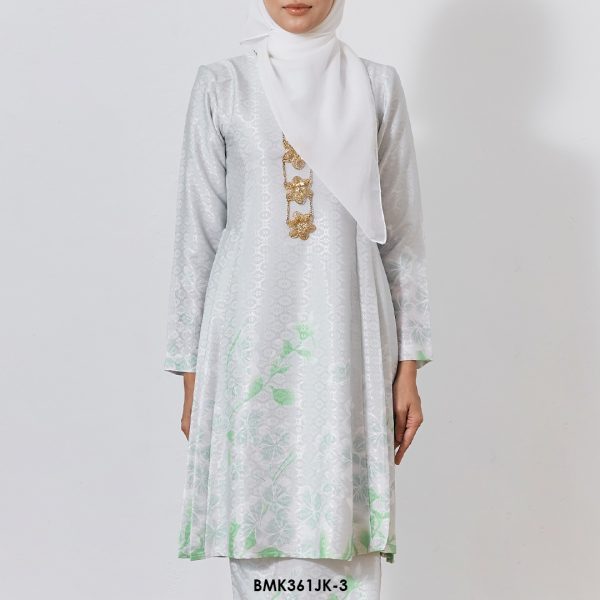 Juliana Kurung Batiq Mia in Mint Green (BMK361JK-3) - Image 3