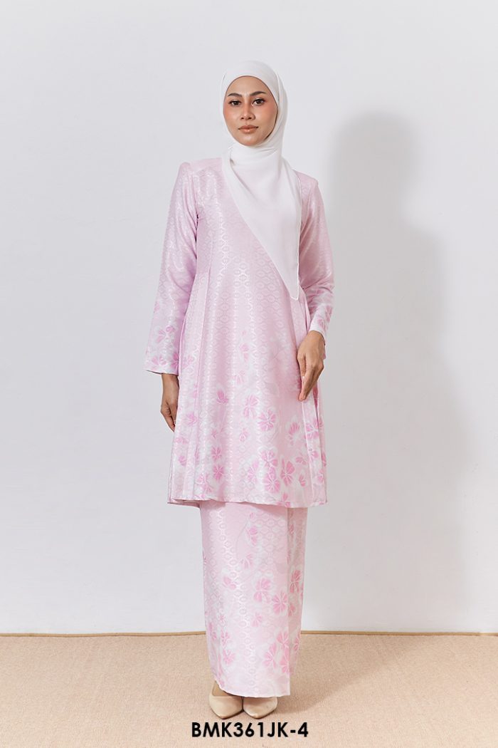 Juliana Kurung Batiq Mia in Baby Pink (BMK361JK-4)