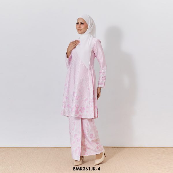 Juliana Kurung Batiq Mia in Baby Pink (BMK361JK-4) - Image 2