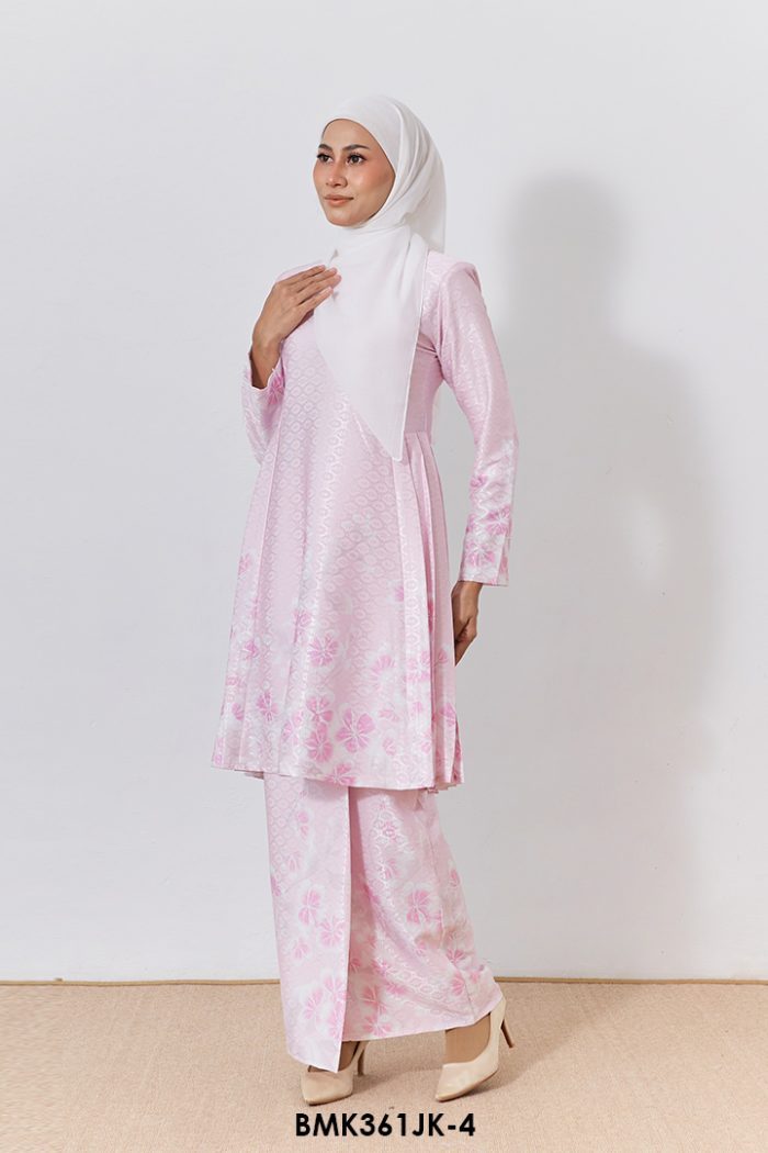 Juliana Kurung Batiq Mia in Baby Pink (BMK361JK-4)