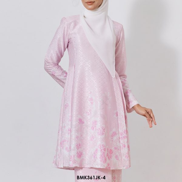 Juliana Kurung Batiq Mia in Baby Pink (BMK361JK-4) - Image 3