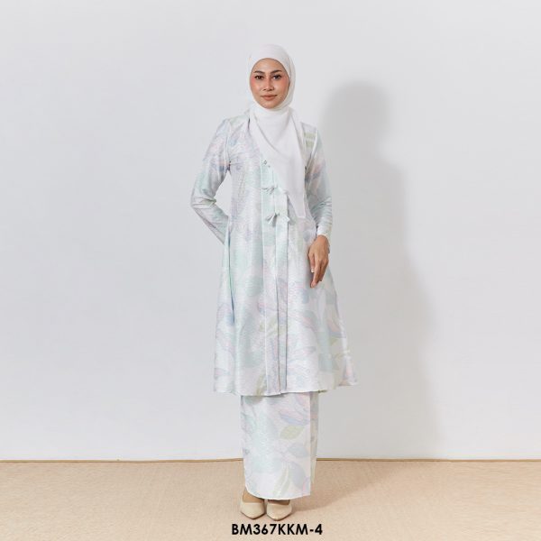 Kebarung Batiq Mia 3.0 Ribbon in White (BMK367KKM-4)